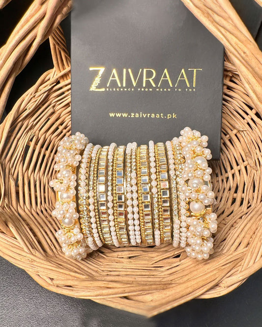 Jannat Mirza Inspired Pearl Luxe Bangle