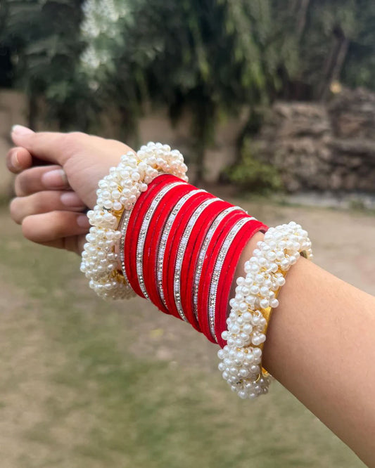 Emily Bangle set (RED)