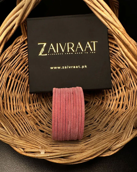 Velvet Bangle Set (Set of 12)