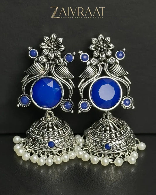 Meherbano Jhumkay (Blue)
