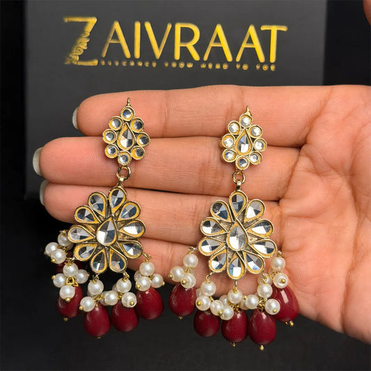 Arooj - Kundan (Red) - Zaivraat