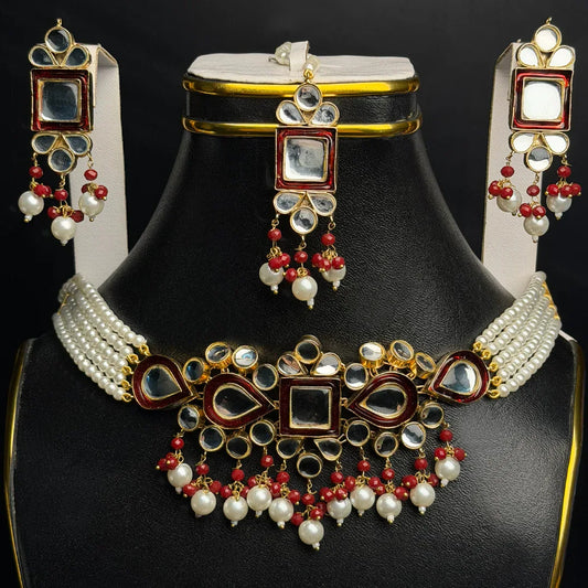 Kundan Choker Set - Zaivraat