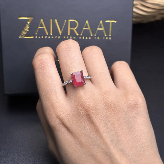 Petal (Silver - Red) - Zaivraat