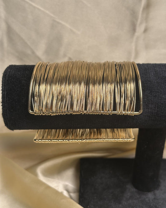 cuff bangles golden