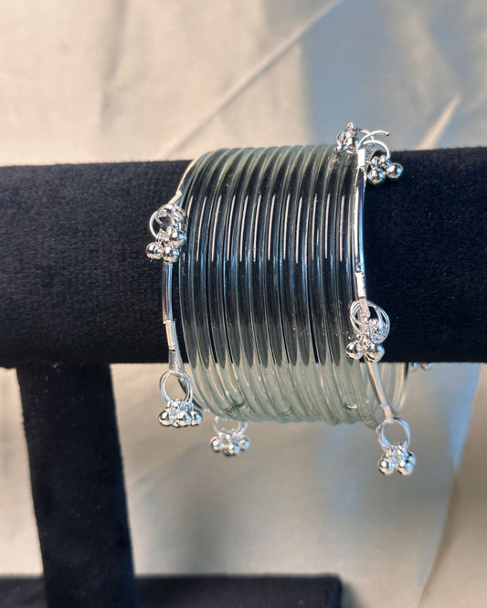Thin Gray Jelly Kashmiri Set