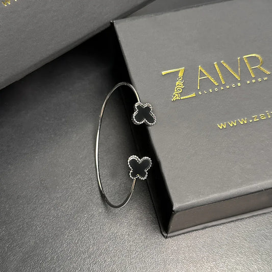 Silver Charm Cuff Bracelet - Zaivraat