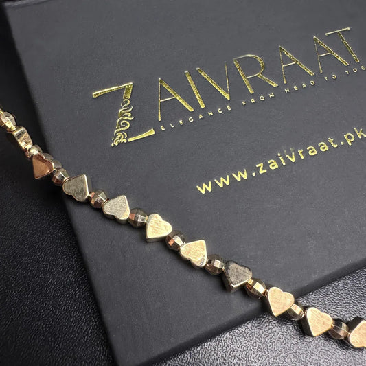 Heart Beaded Bracelet - Zaivraat