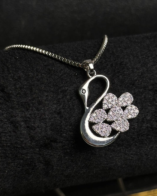 Long Swan Necklace