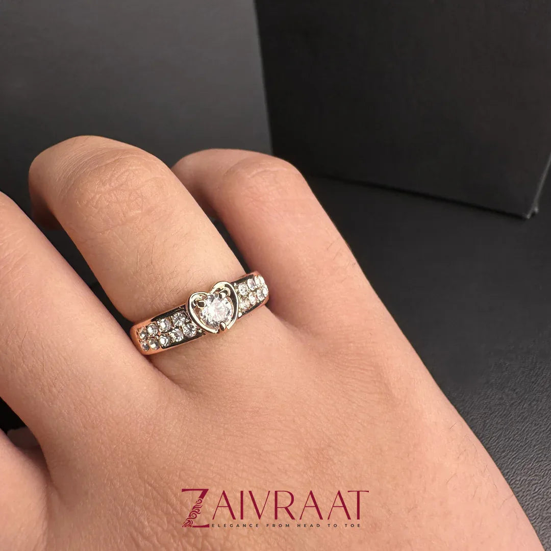 Luxe Heart Ring - Zaivraat