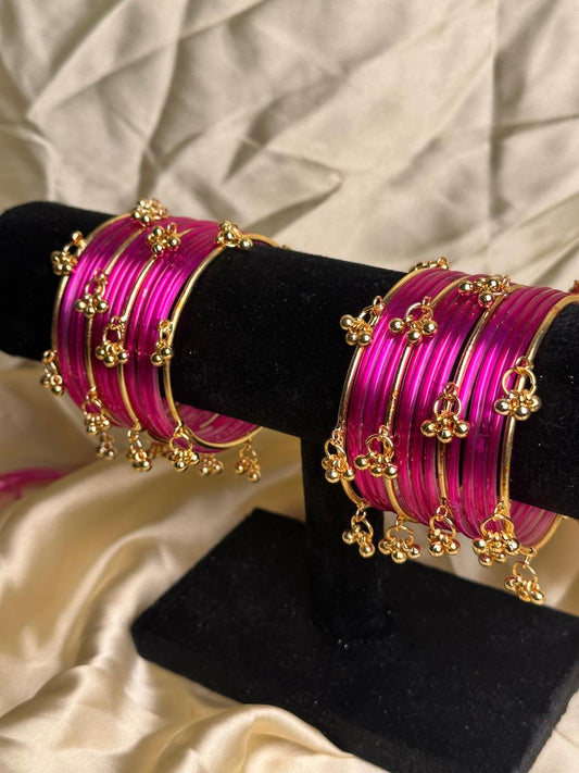 Kashmiri Bangles (Pink)