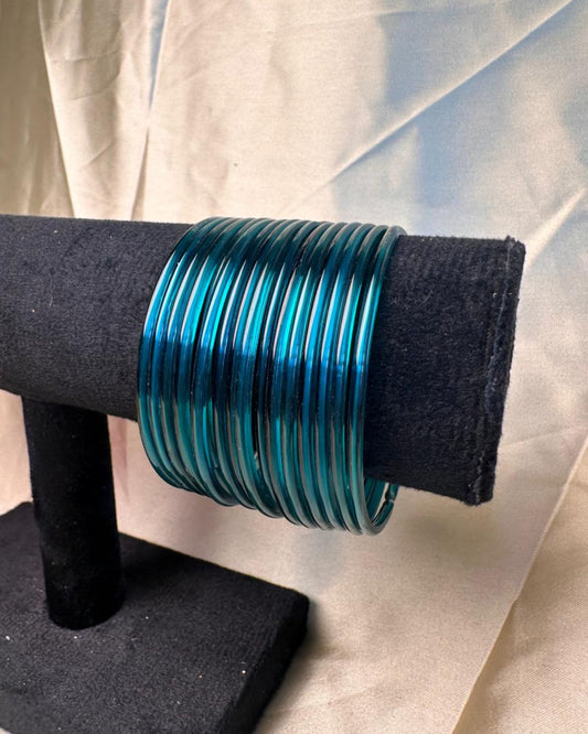 Zinc Glass Bangles