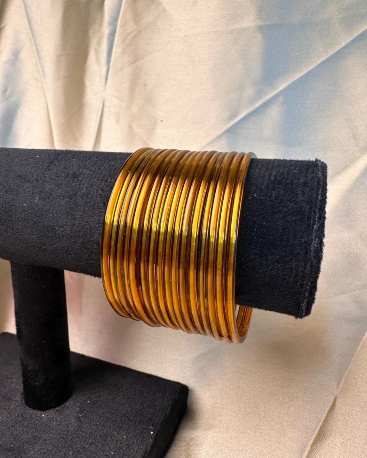 Copper Glass Bangles