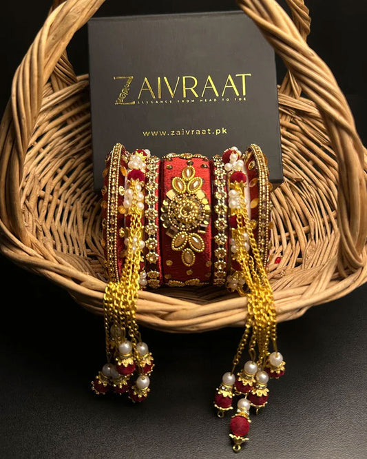 Handmade Fancy Bangles with Tassels