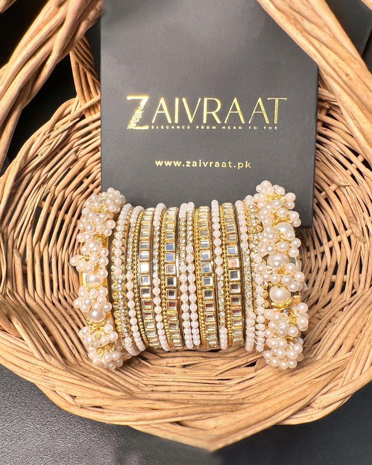 Jannat Mirza Inspired Pearl Luxe Bangle