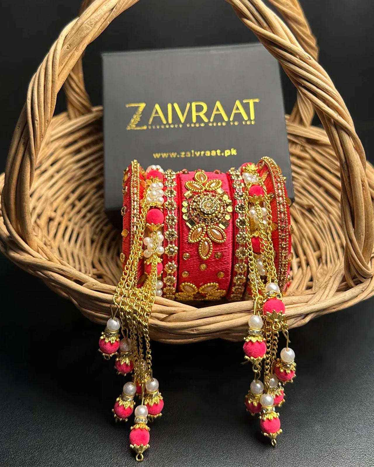 Handmade Fancy Bangles with Tassels