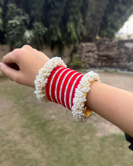 Emily Bangle set (RED)
