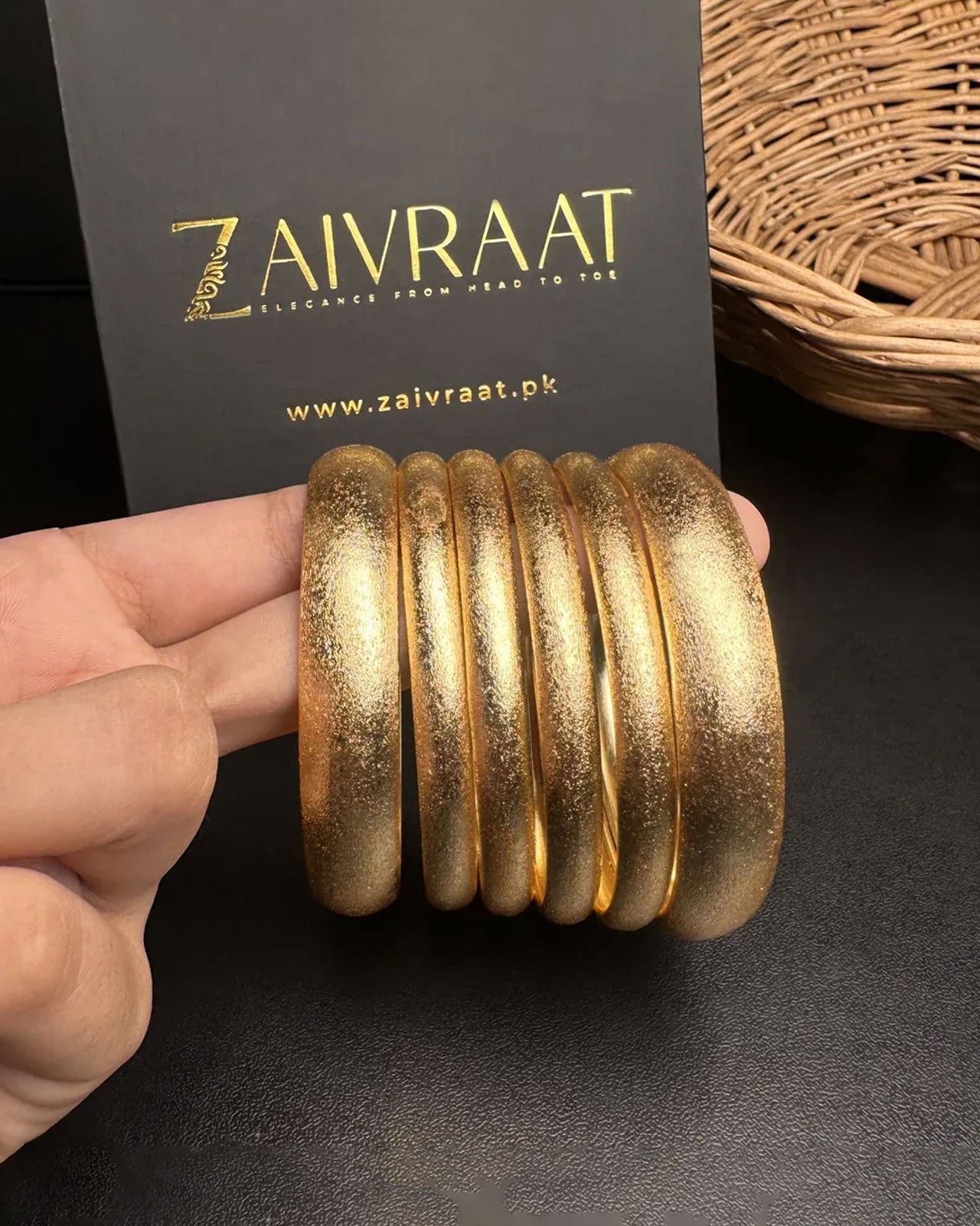 Ayra Inspired Gold Bangles