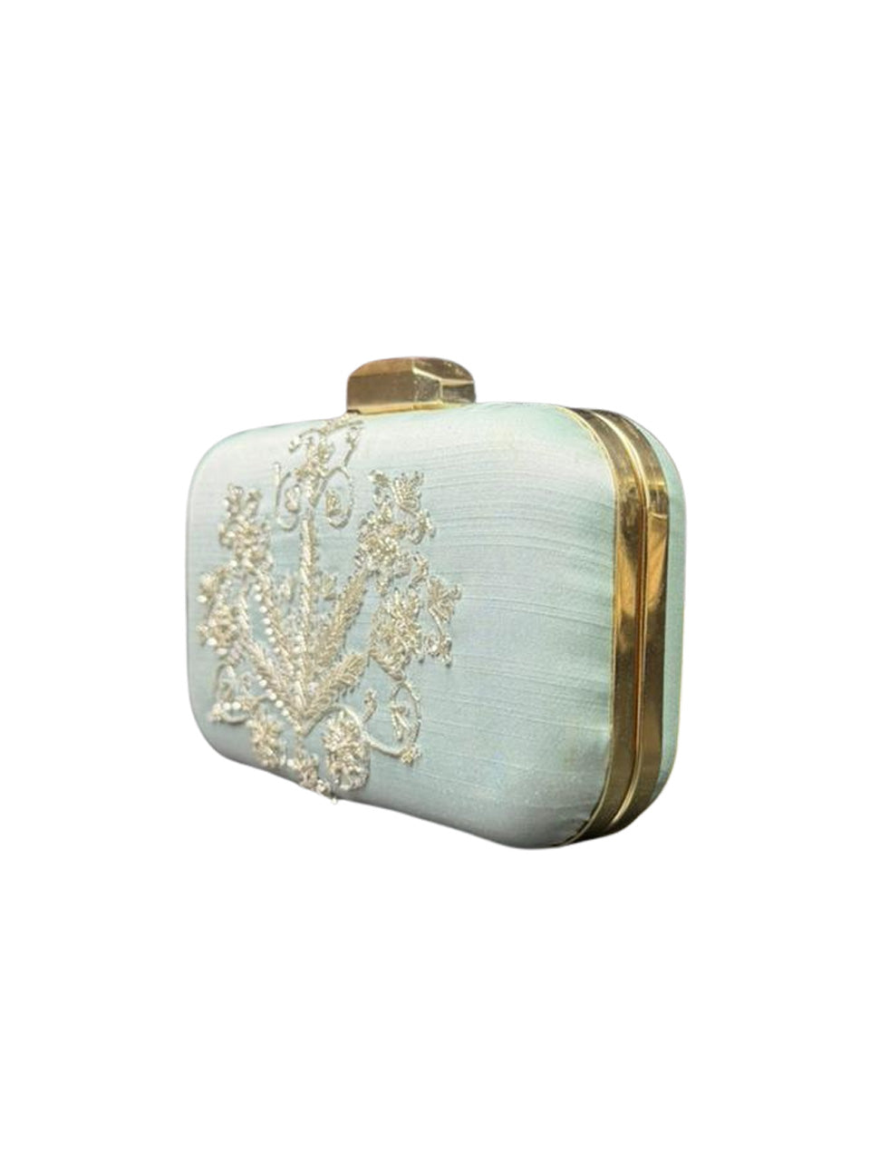 Aqua Whisper Clutch