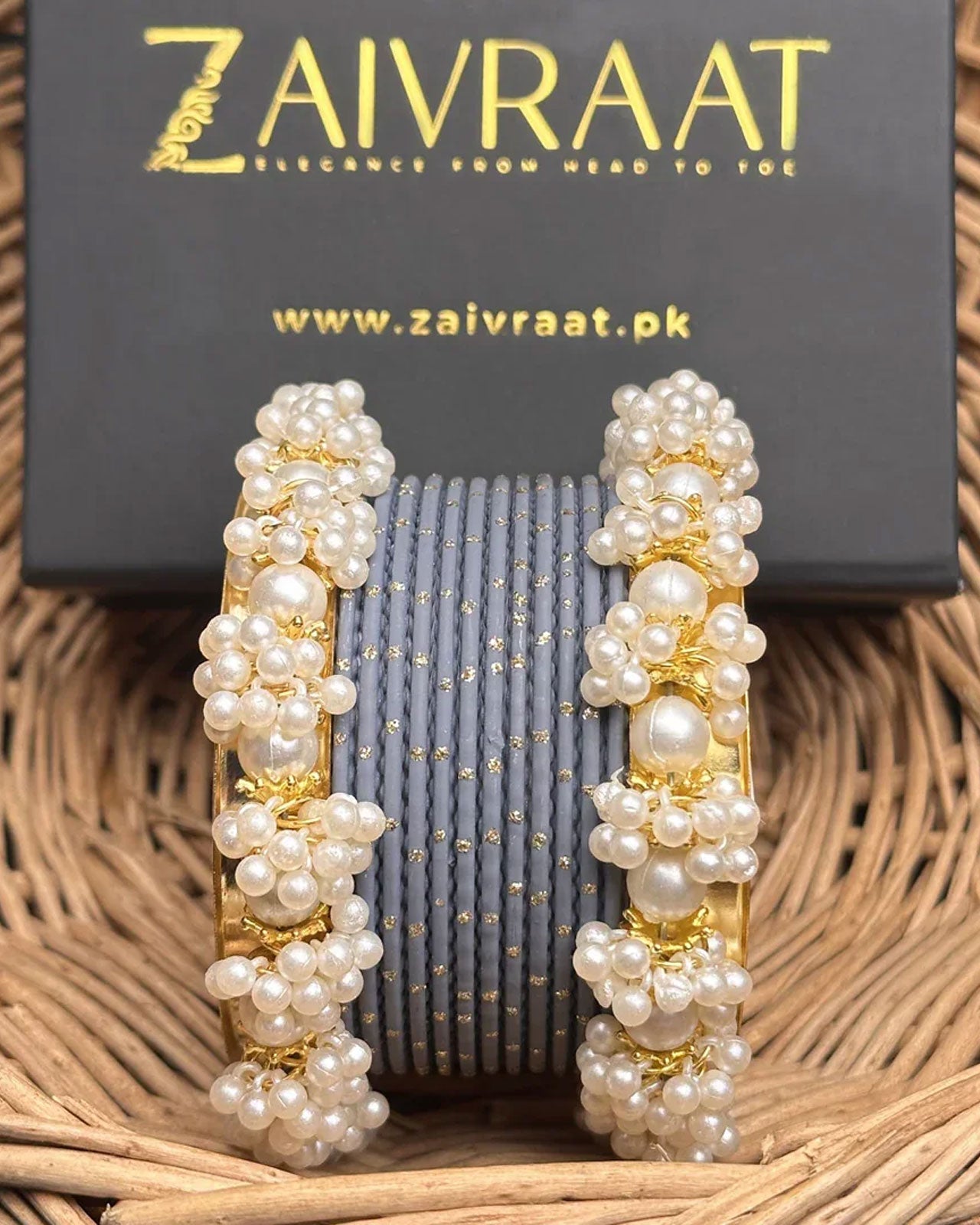 Dilkash - Dotted Metal Bangles