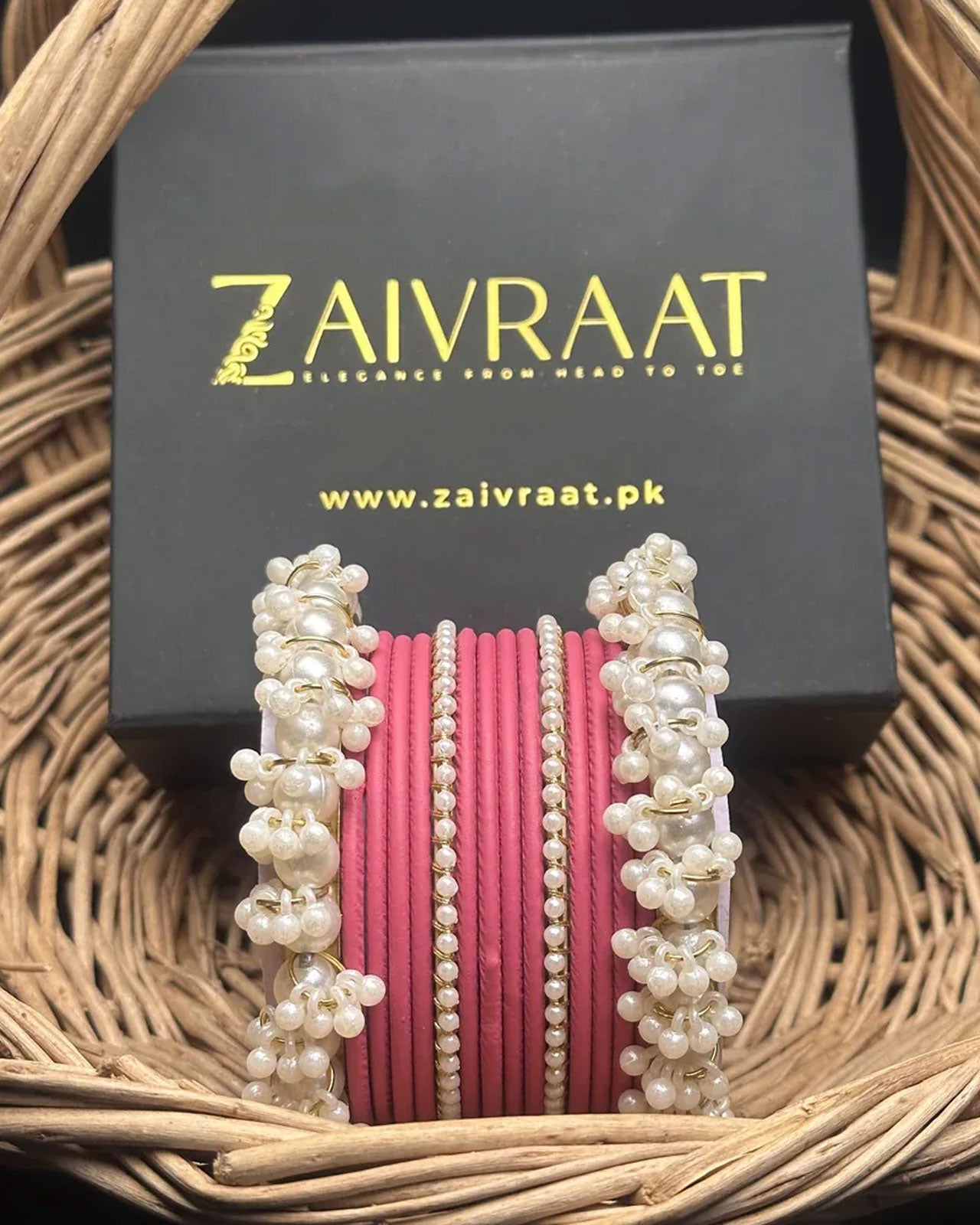 Durrah - Pearl Metal Bangles