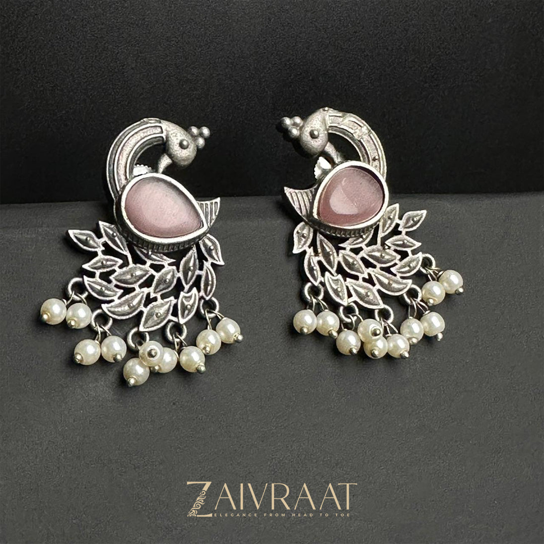 Moor Pankh Jhumki (Pink)