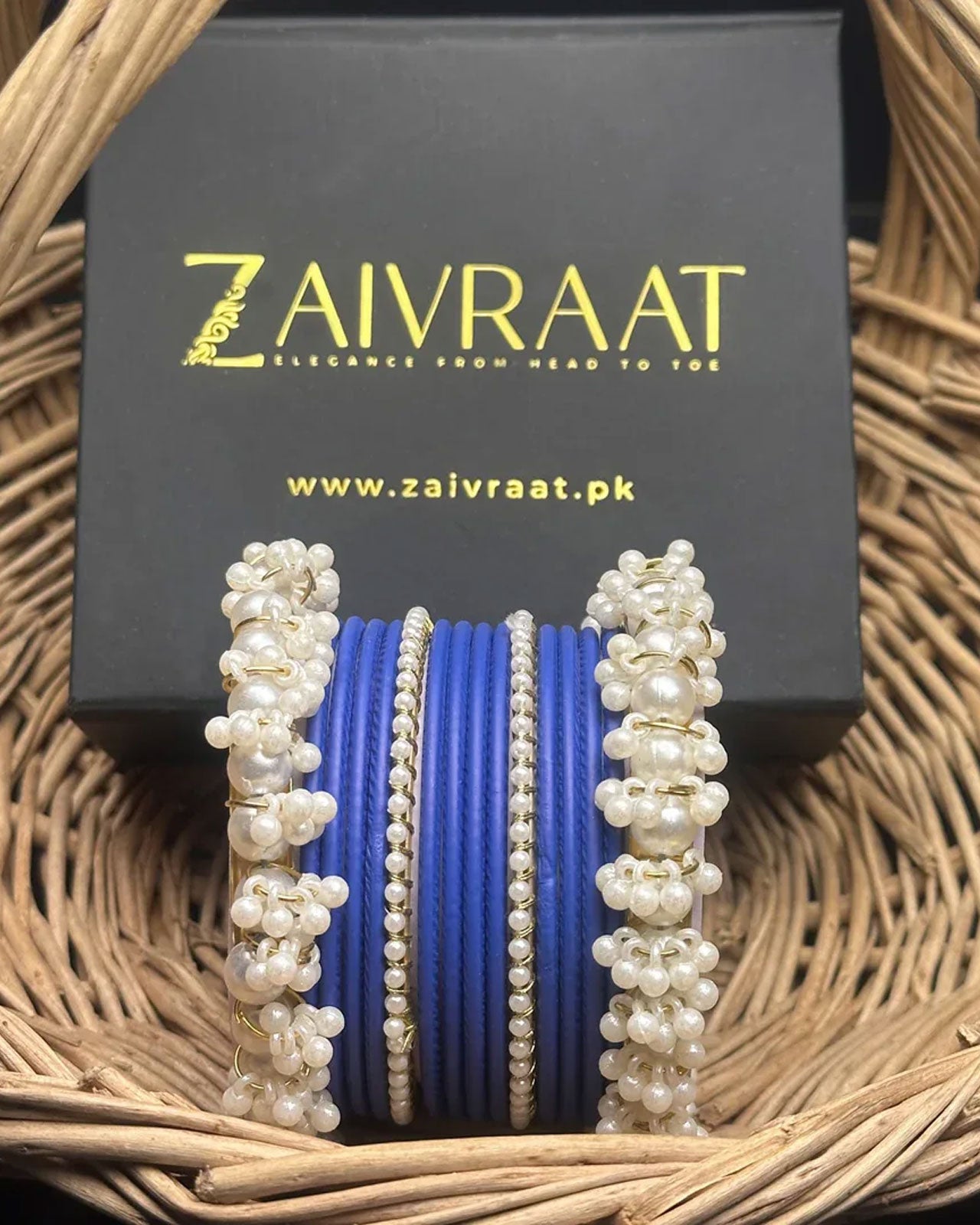 Durrah - Pearl Metal Bangles