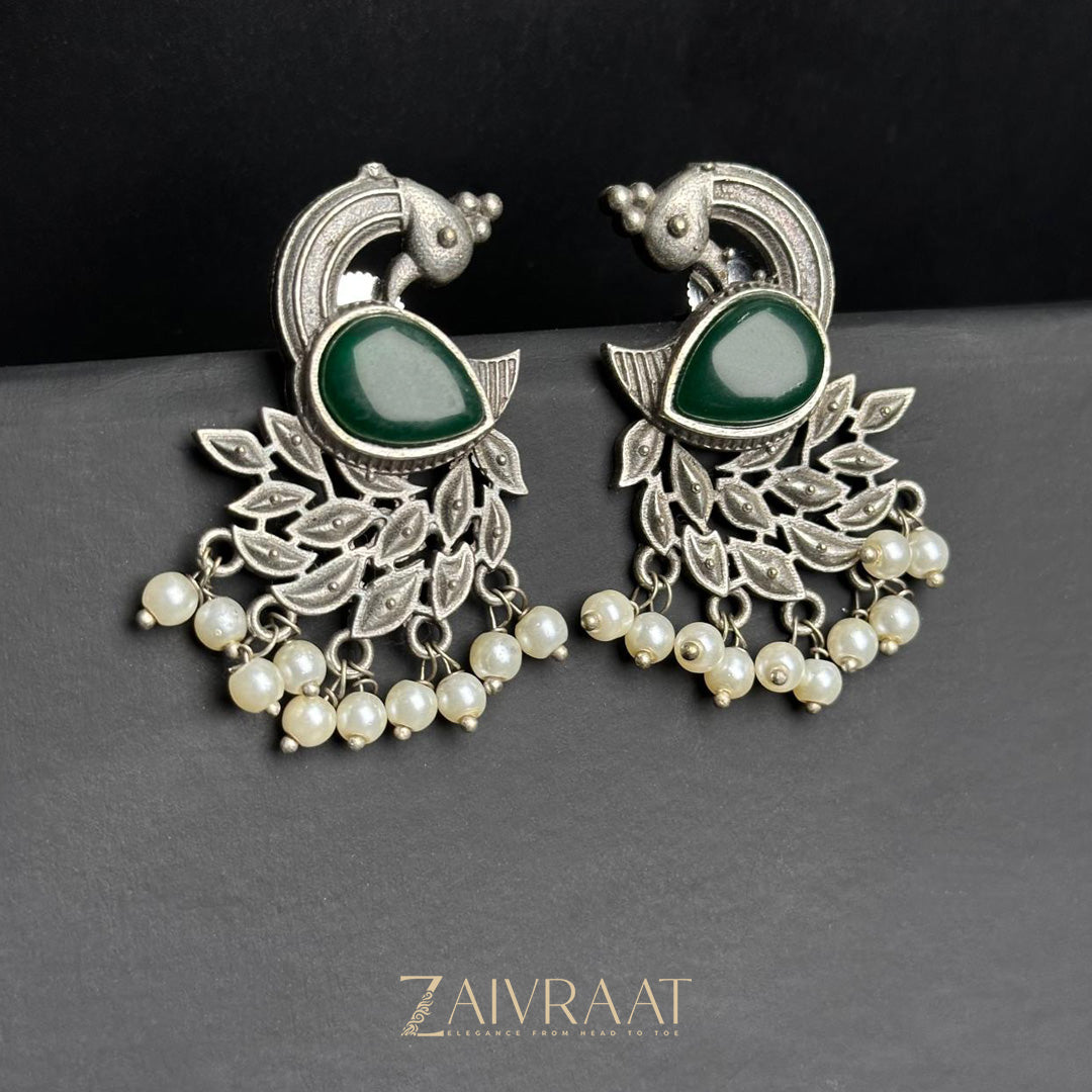Moor Pankh Jhumki (Green)
