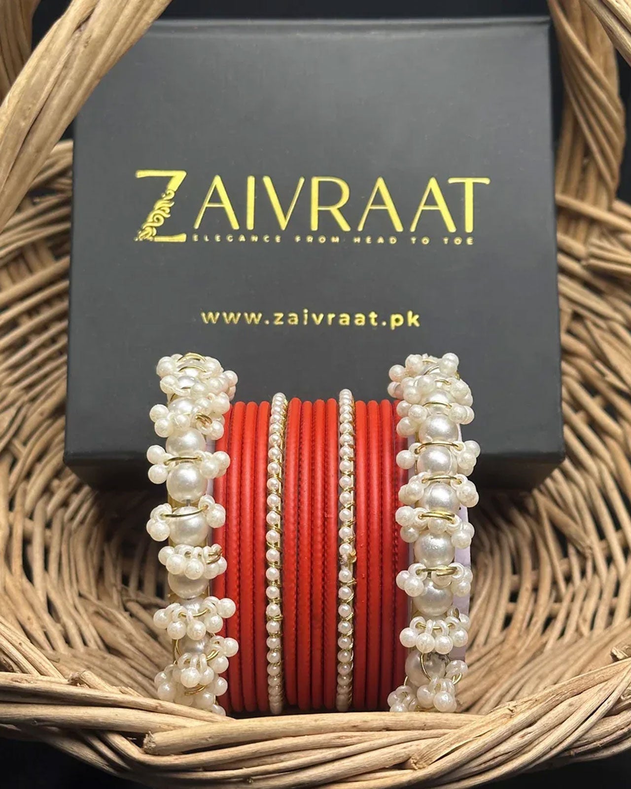 Durrah - Pearl Metal Bangles