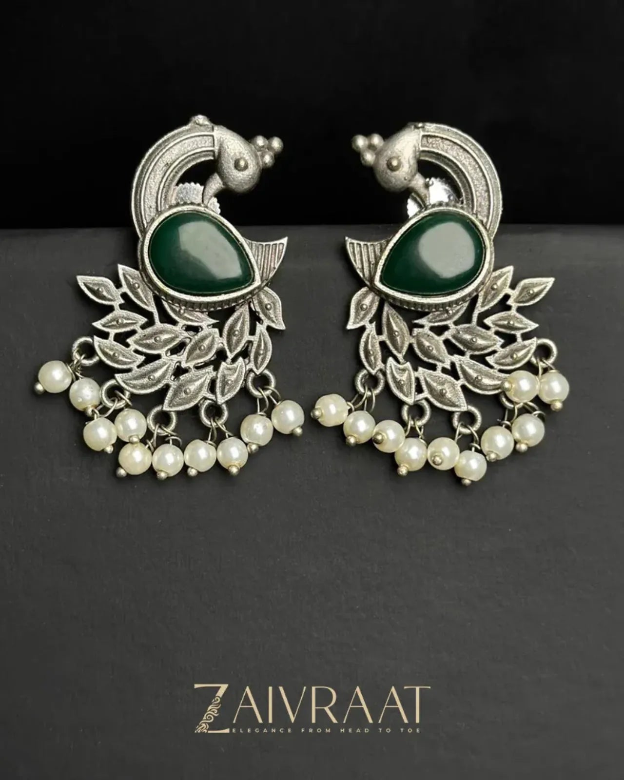 Moor Pankh Jhumki (Green)