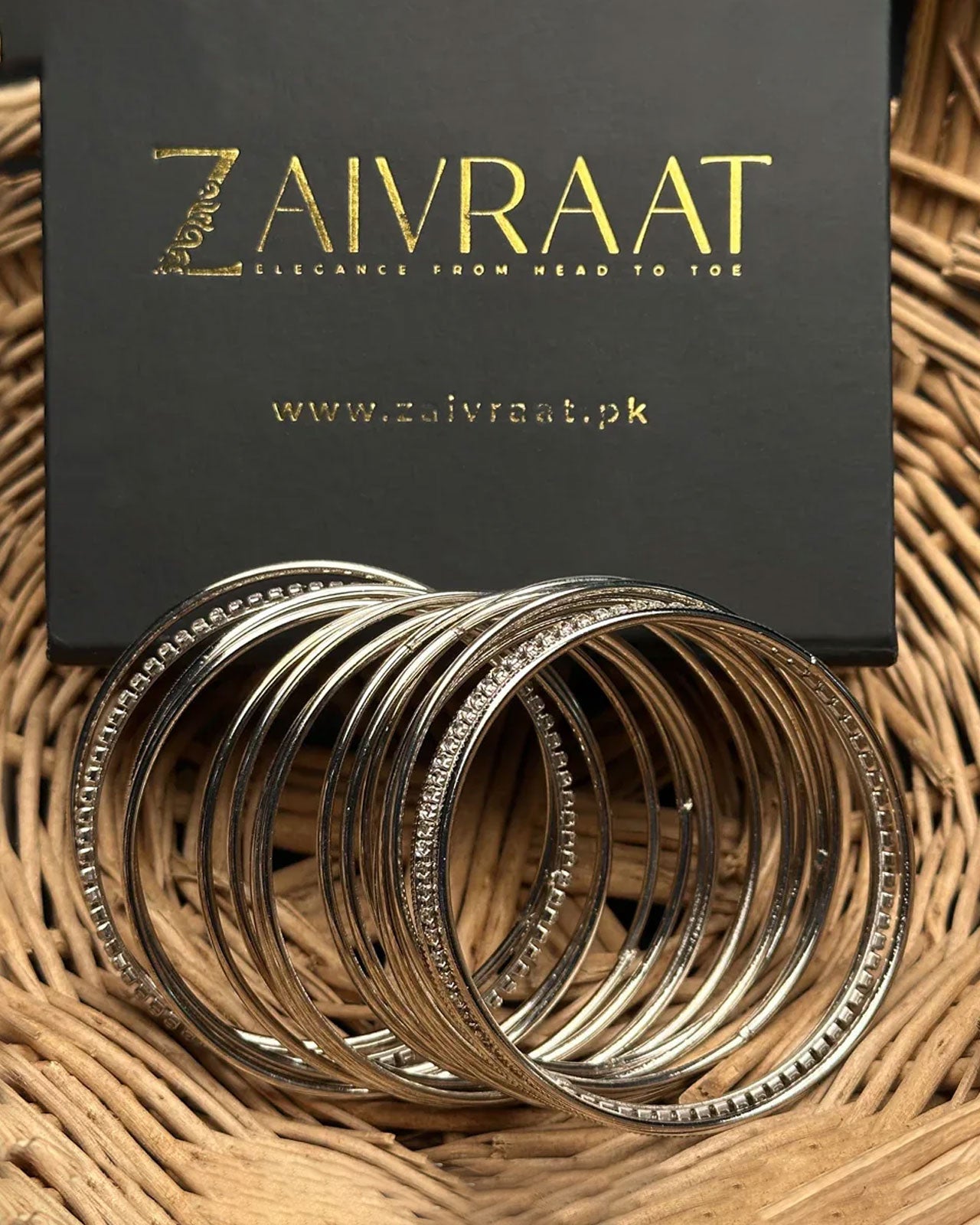 Roshni - Steel Bangles (Silver)