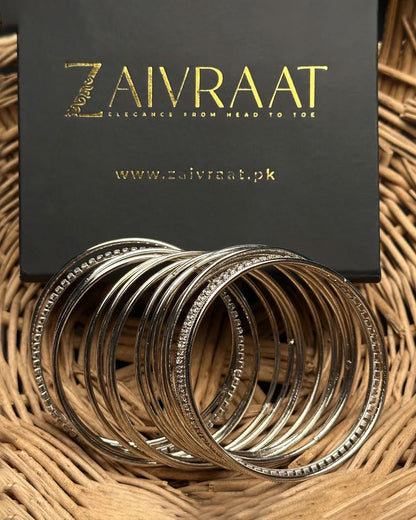 Roshni - Steel Bangles (Silver)