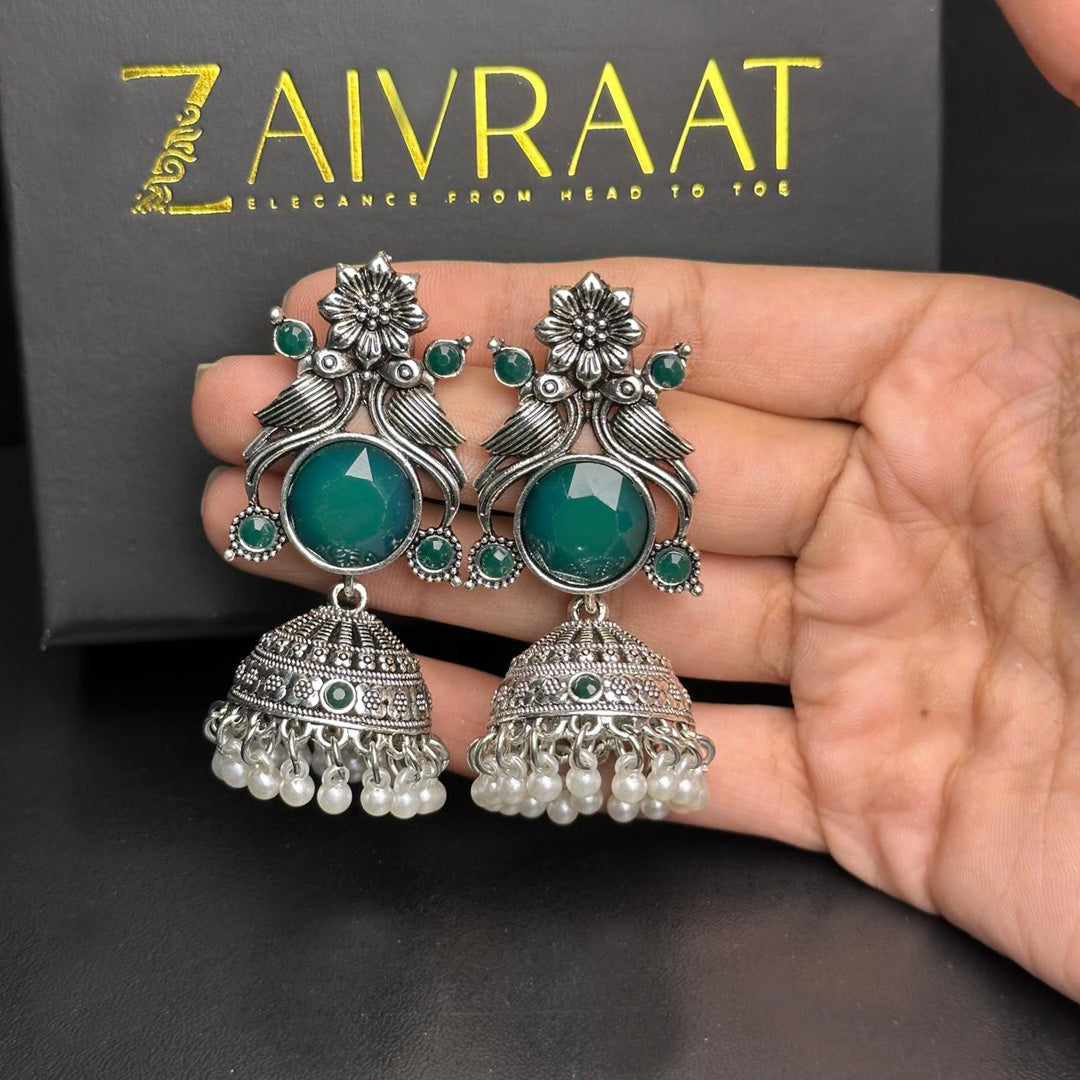 Meherbano Jhumkay (Green)