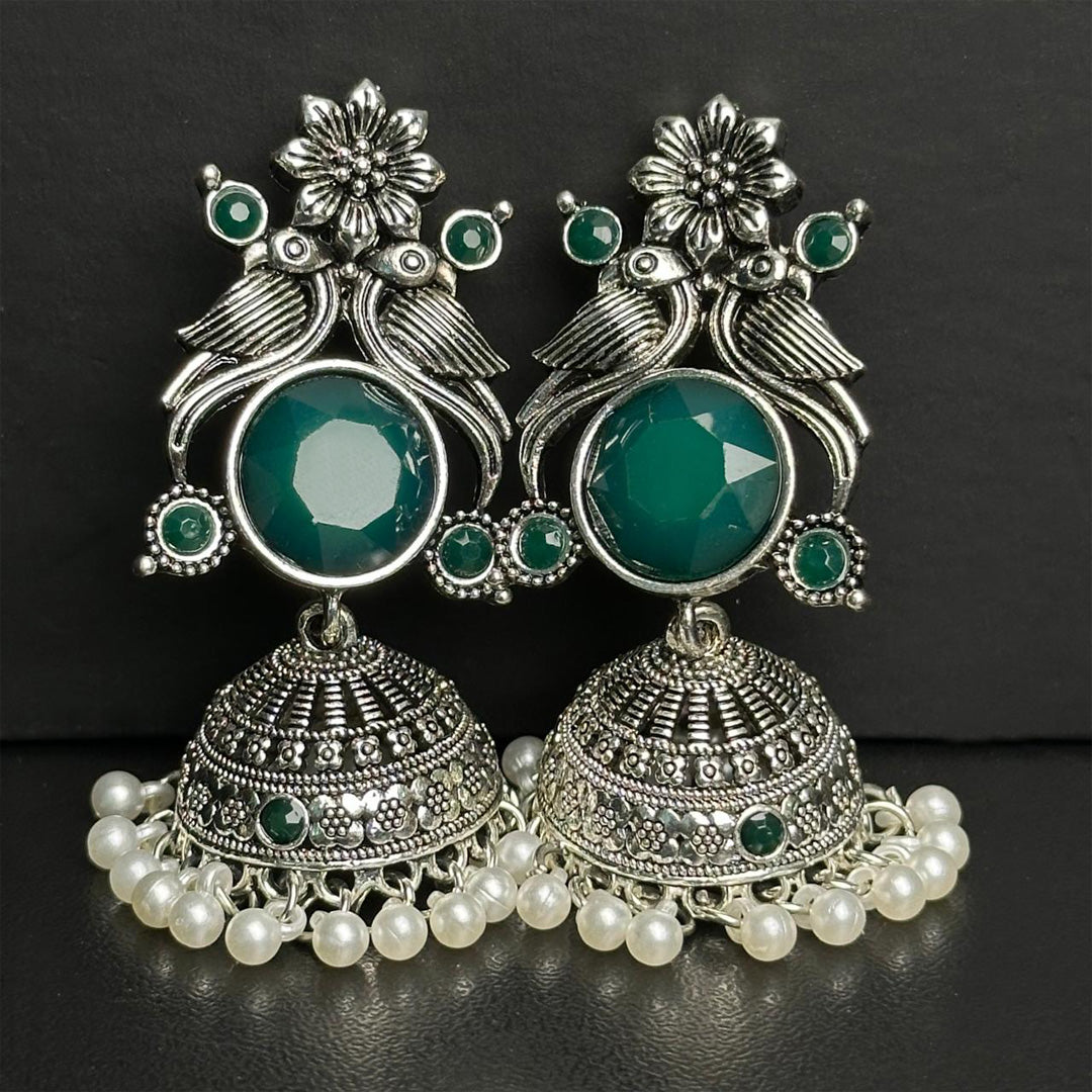 Meherbano Jhumkay (Green)