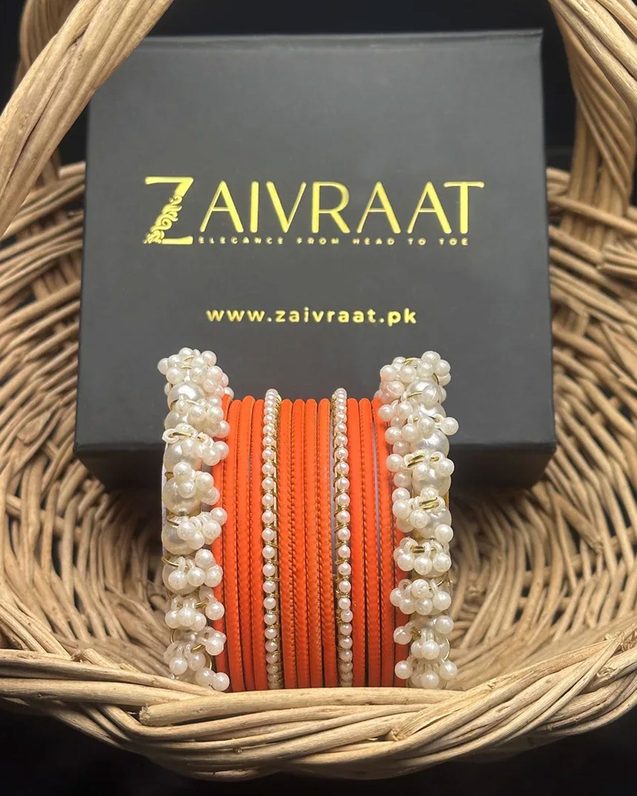 Durrah - Pearl Metal Bangles