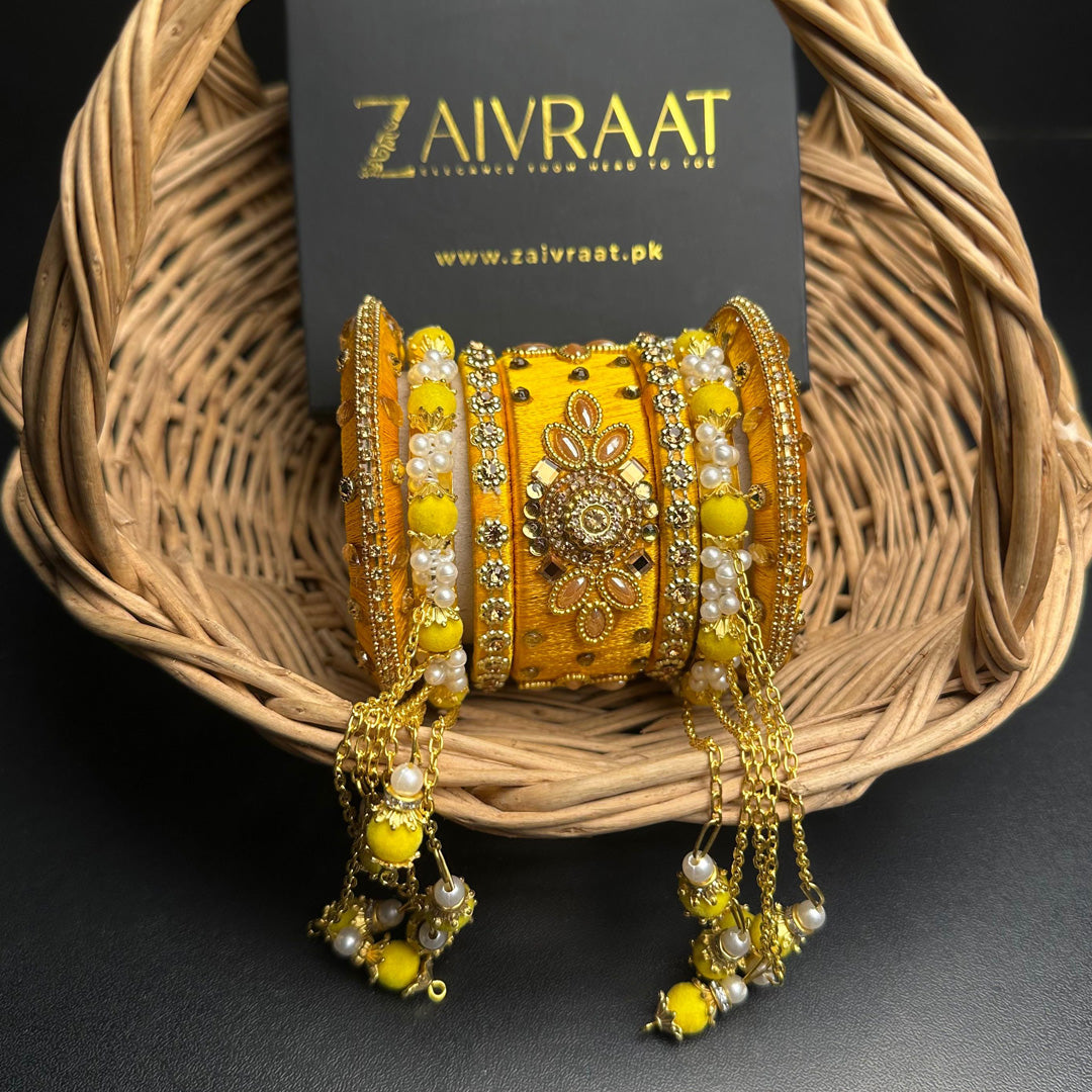 Handmade Fancy Bangles with Tassels