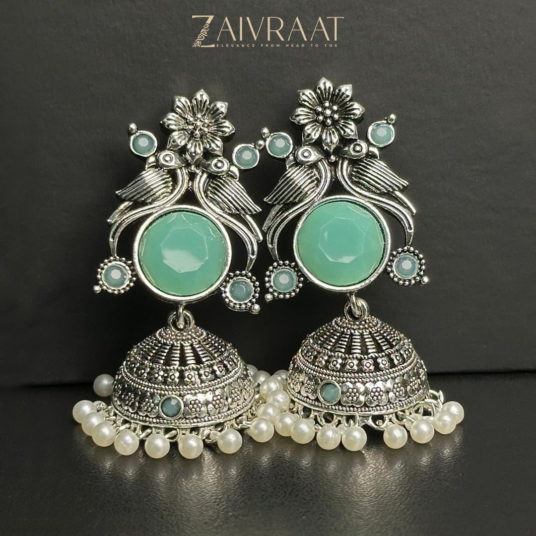 Meherbano Jhumkay (Aqua)