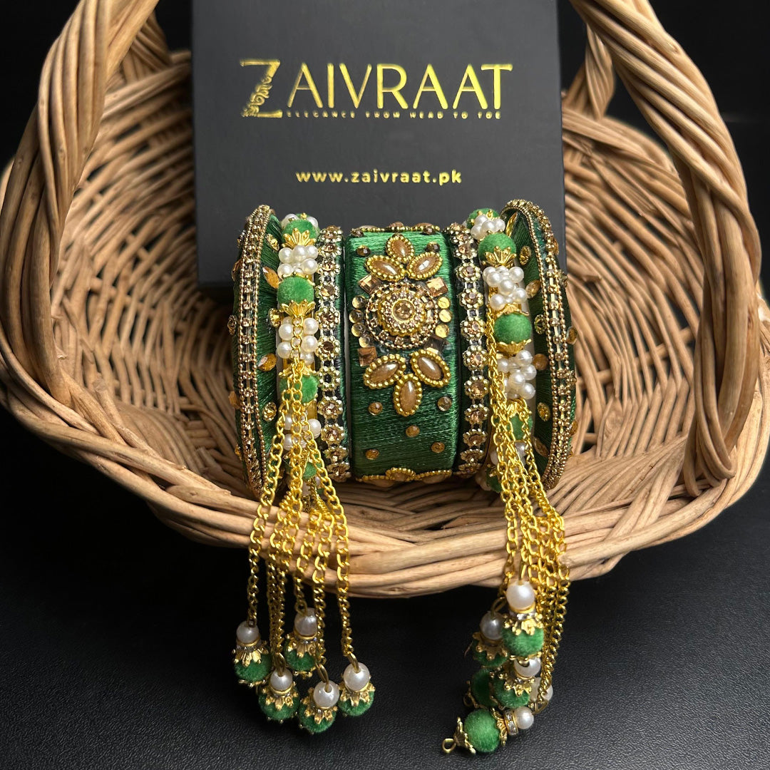 Handmade Fancy Bangles with Tassels