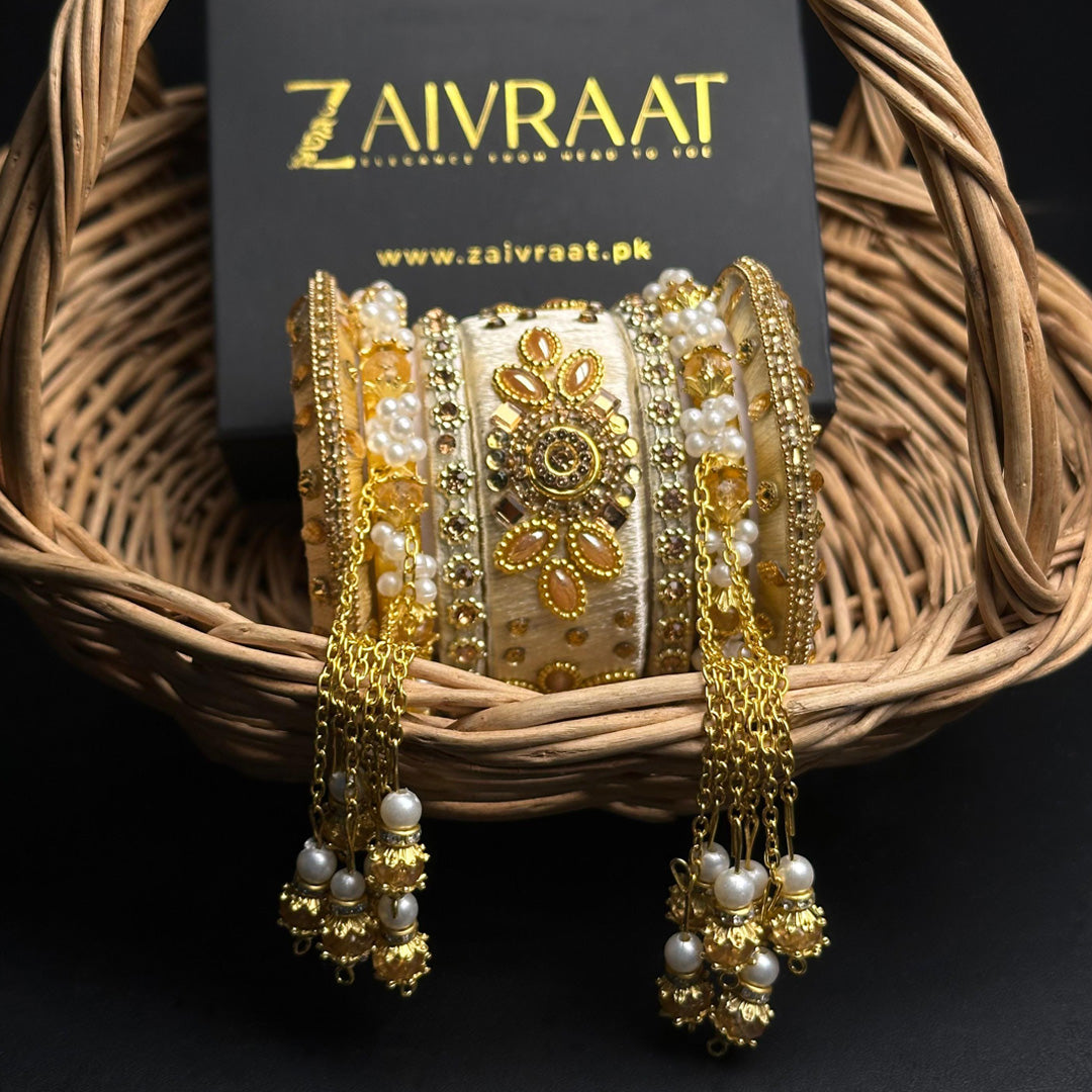 Handmade Fancy Bangles with Tassels