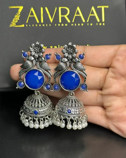 Meherbano Jhumkay (Blue)