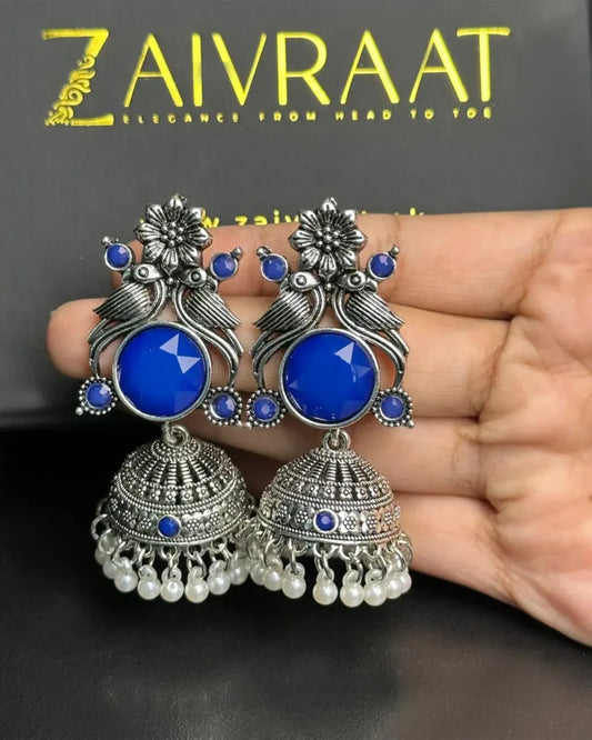 Meherbano Jhumkay (Blue)