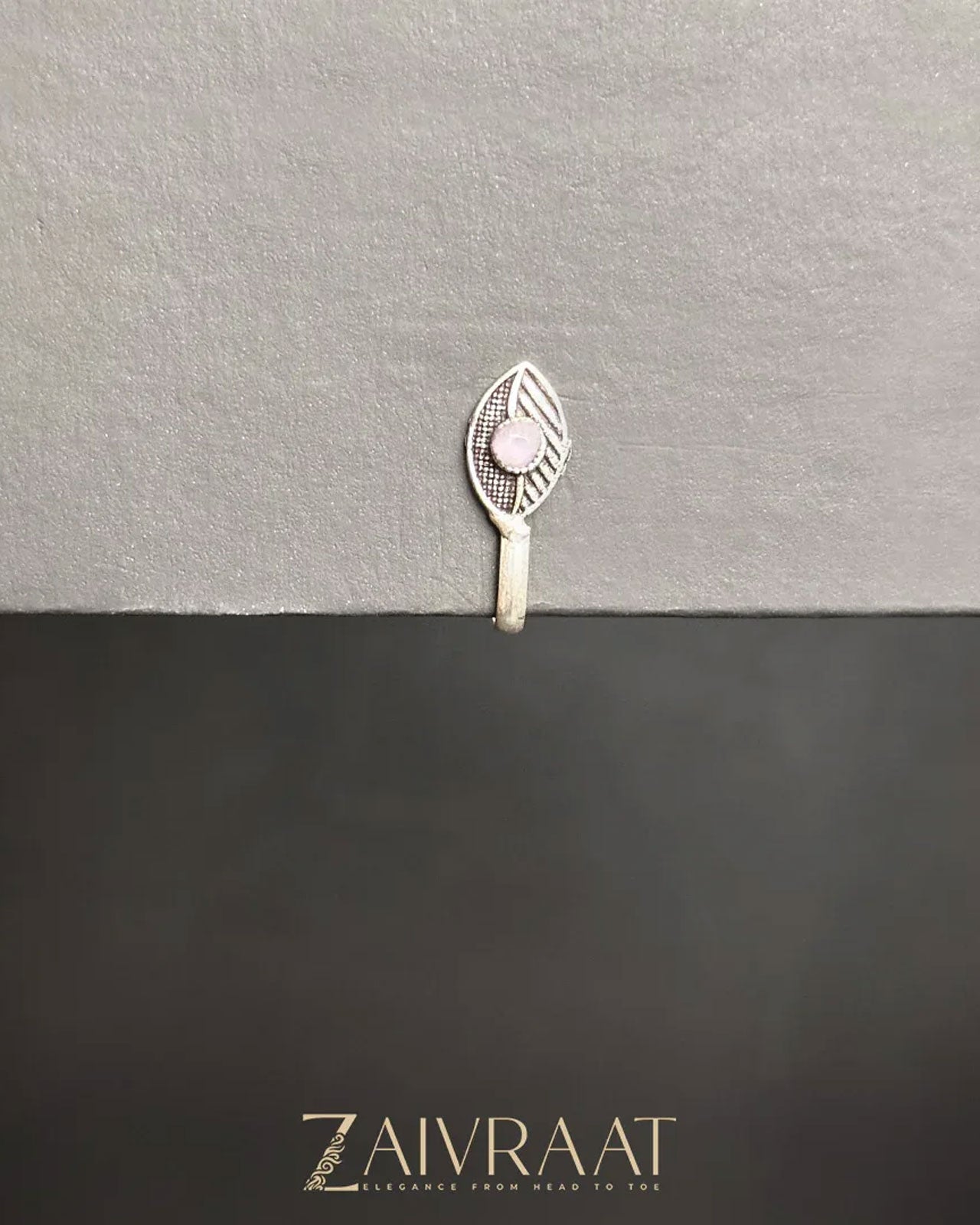 Zarq - Antique Nose Ring (Pink)