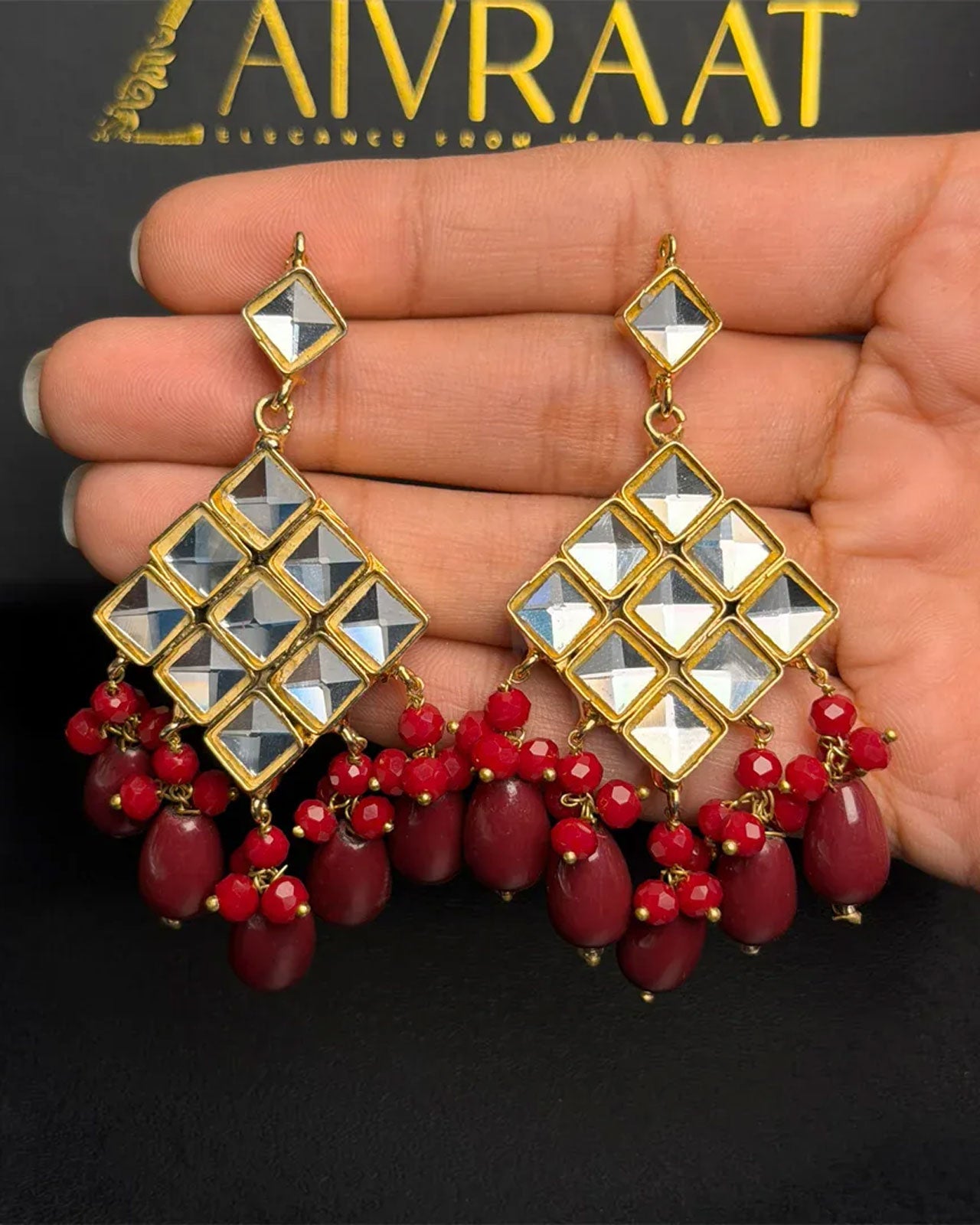 Enam - Kundan (Red)