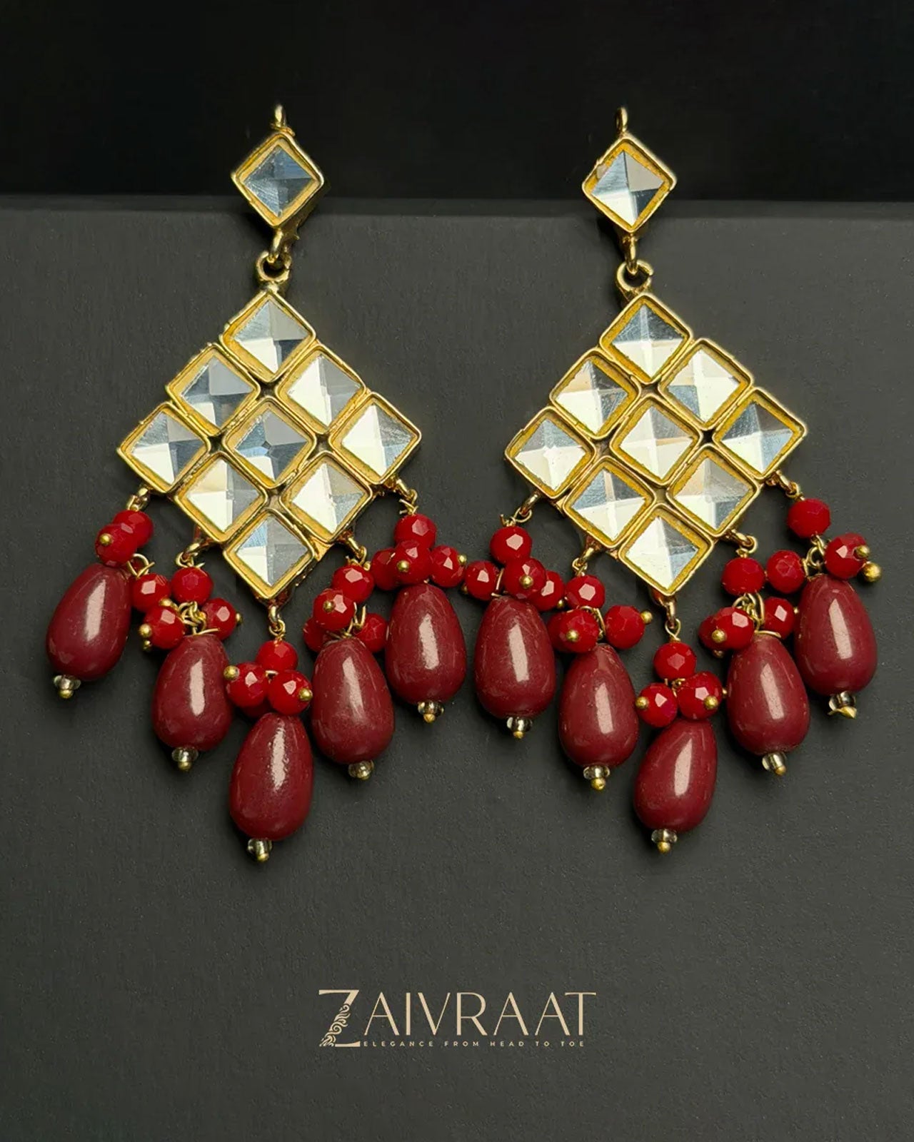 Enam - Kundan (Red)