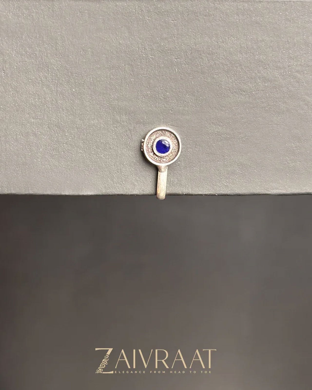 Daaira - Antique Nose Ring (Blue)