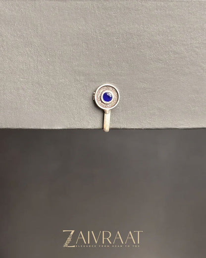 Daaira - Antique Nose Ring (Blue)