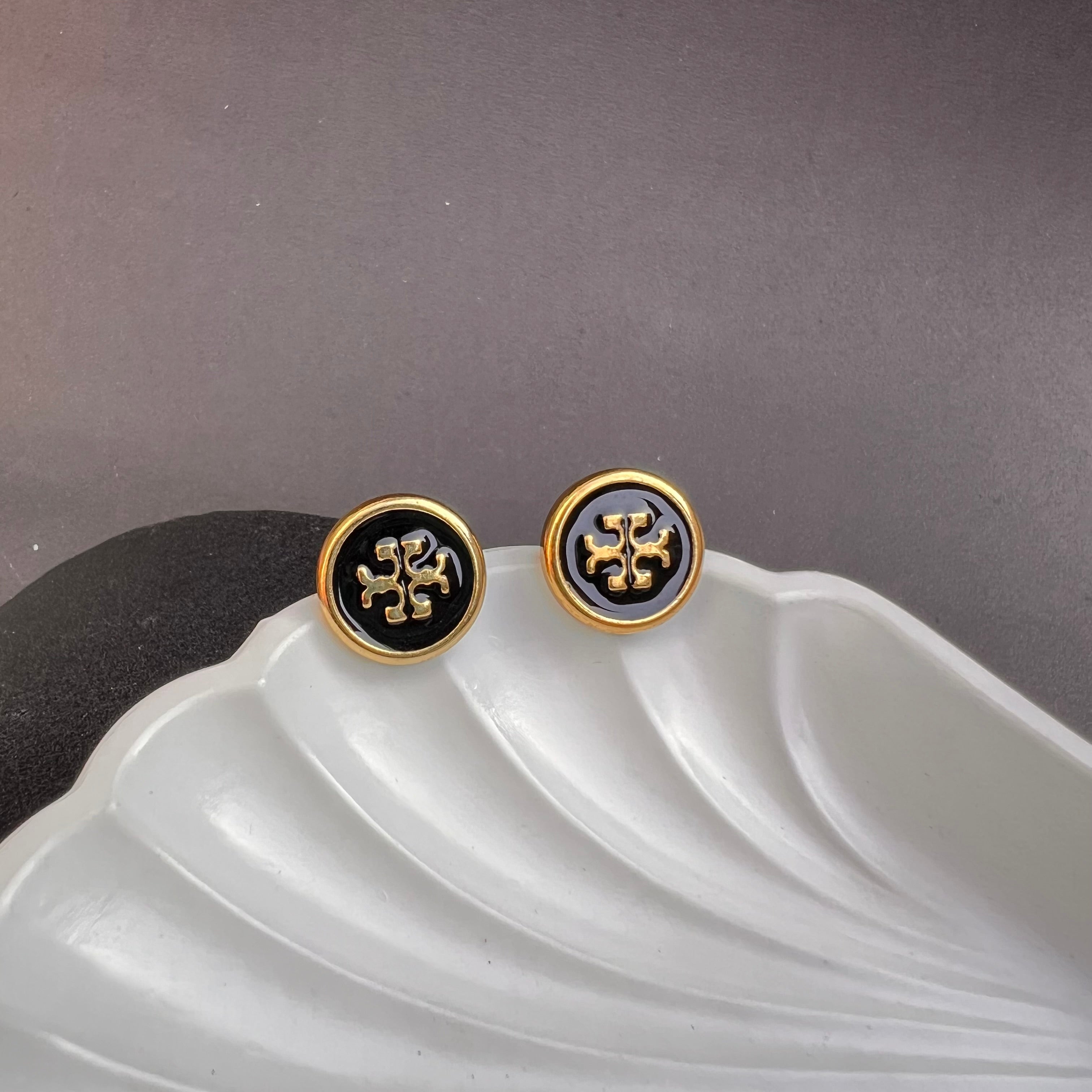 Black Tory studs