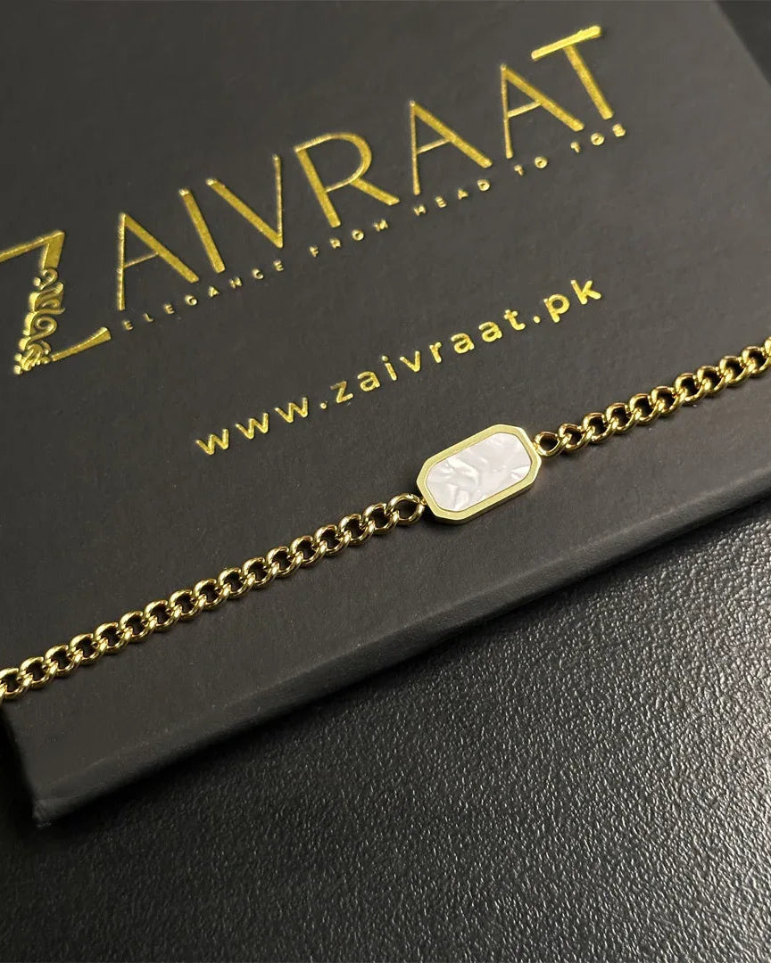 White Onyx Bracelet - Zaivraat