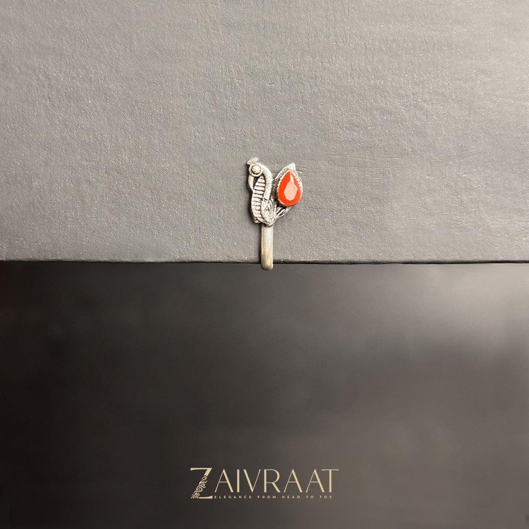 Moor - Antique Nose Ring (Red)