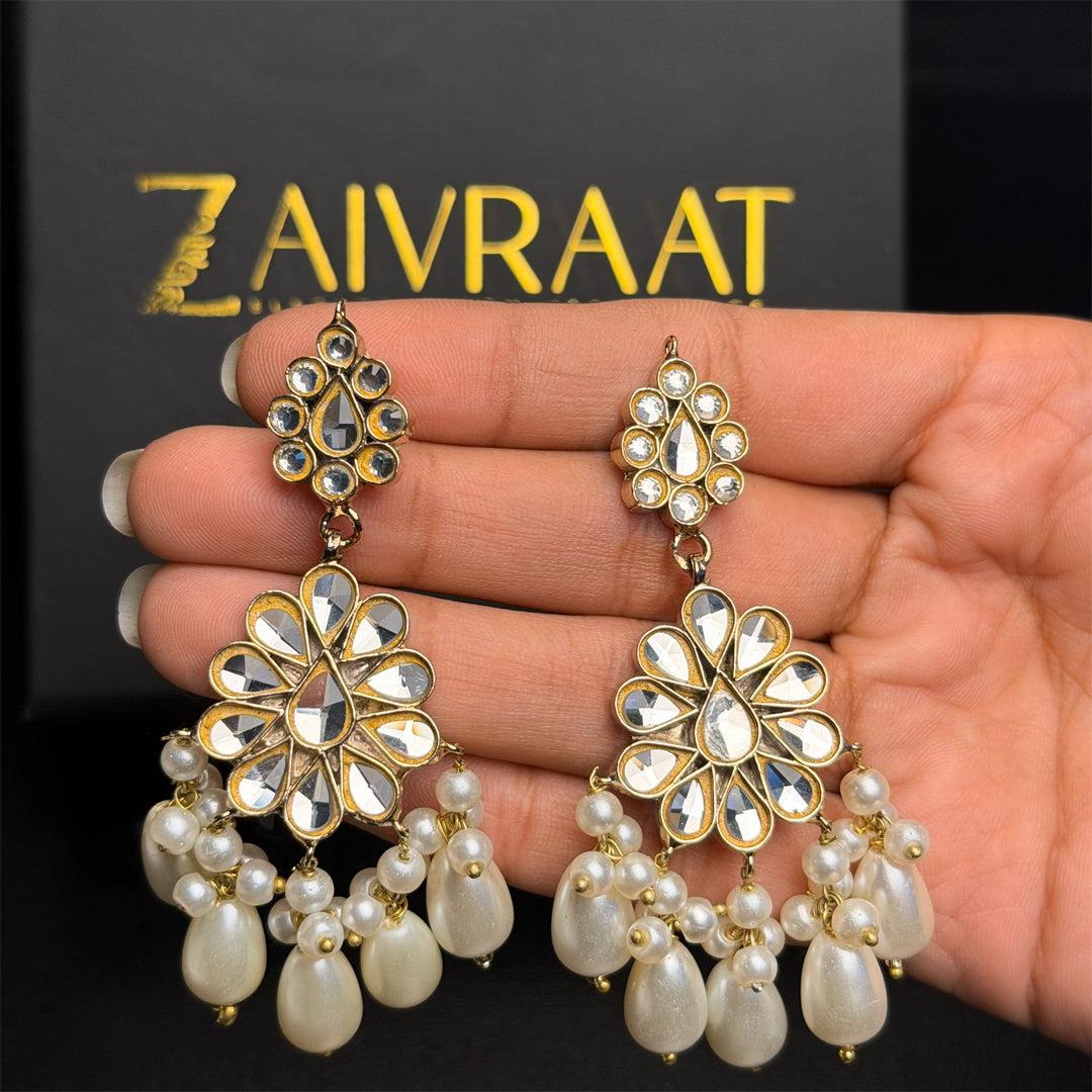 Arooj - Kundan (White)
