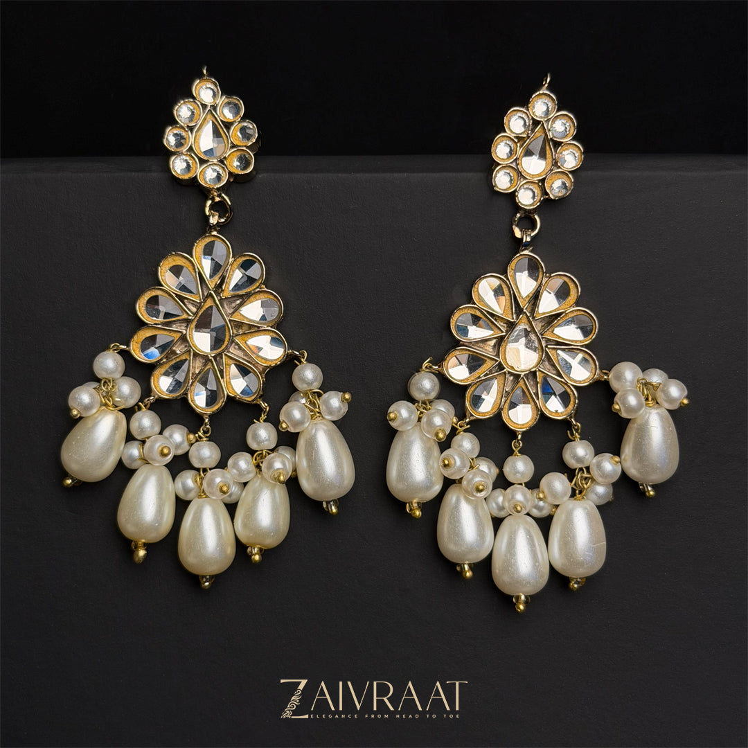 Arooj - Kundan (White)